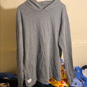 Thin gray hoodie